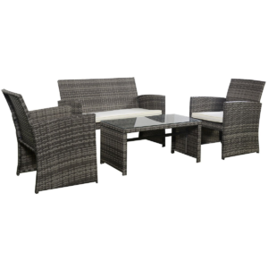 Goplus 4 PC Rattan Patio Furniture set review