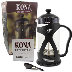 KONA French Press Coffee Tea Espresso Maker Review