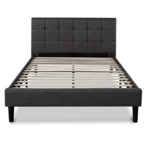Zinus Upholstered Square Stitched Platform Bed Review